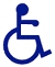 Full disabled access: single level access and disabled toilets in church and hall