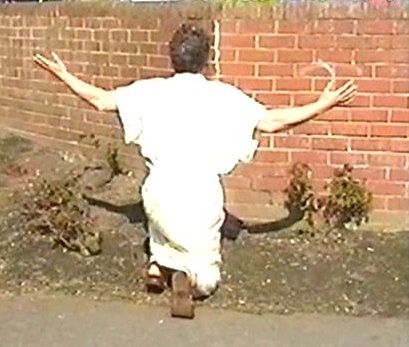 Jesus prays in agony in the Garden