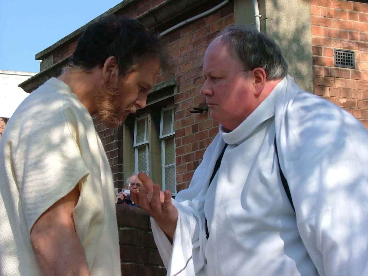 Jesus is accused by the Sanhedrin