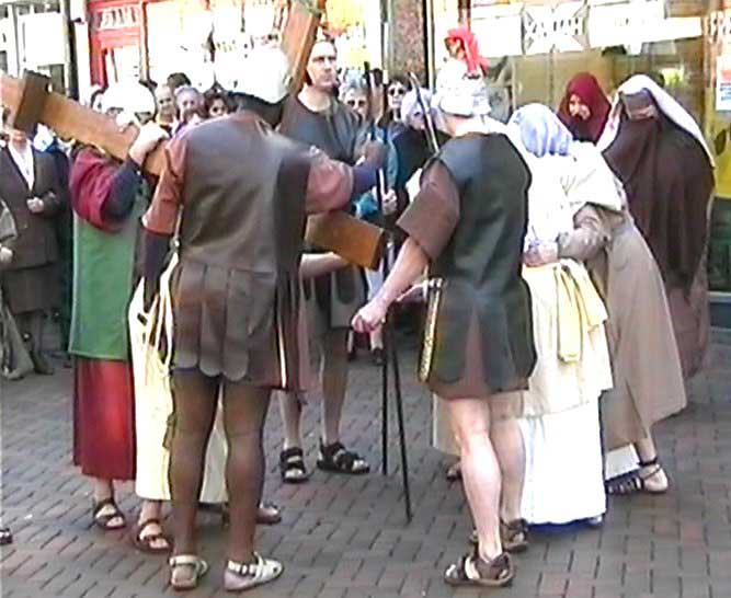 Jesus meets the women of Jerusalem