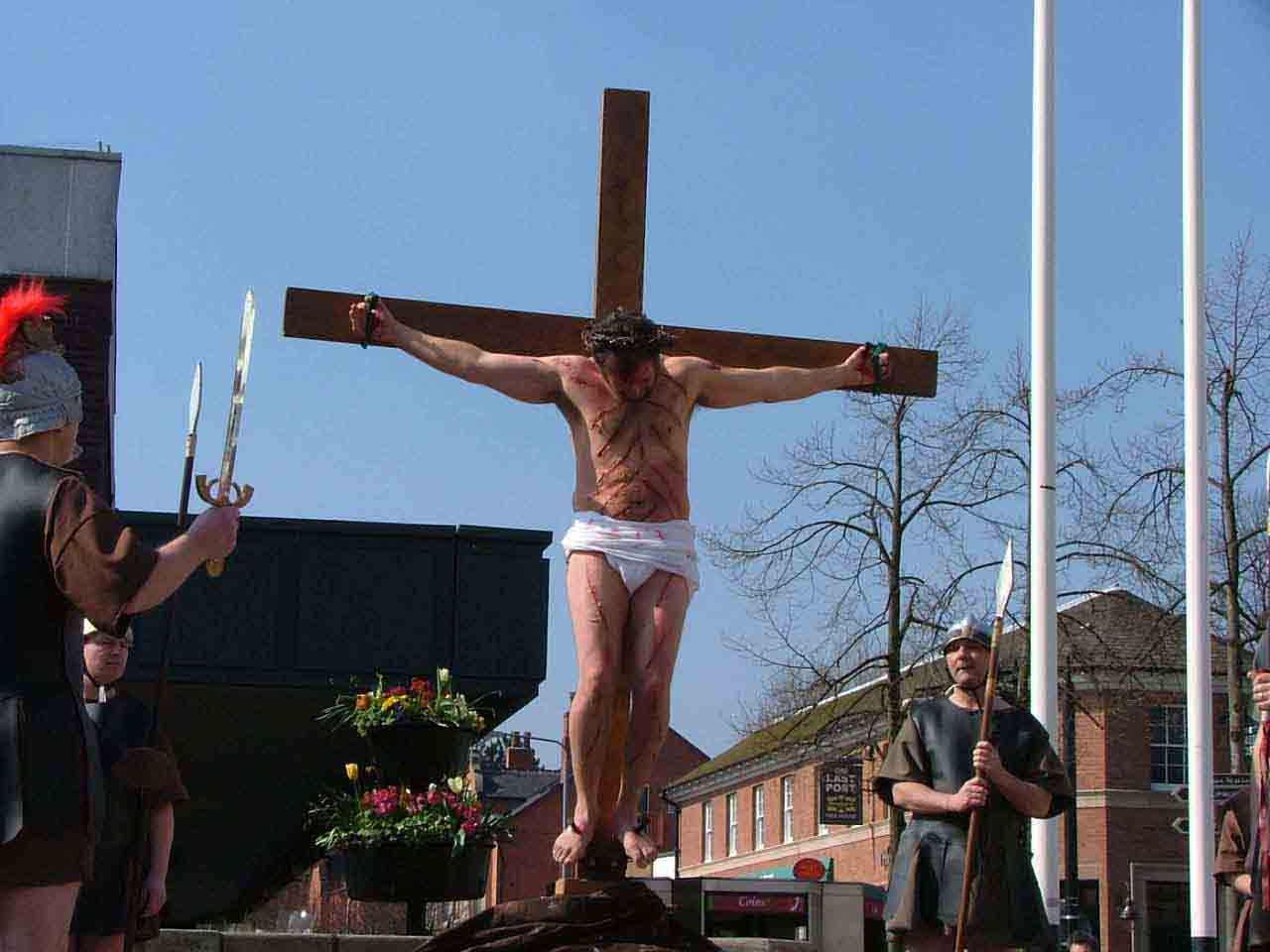 Jesus dies on the cross