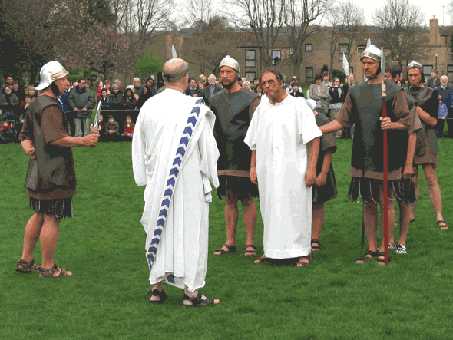 Jesus was taken before Pilate